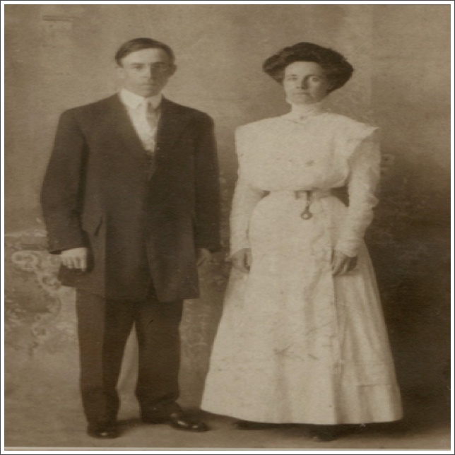 George Wesley Udell, son of John Eli Udell and Margaret Degeer born in 1886, and his wife Rosemary Harper. He raised his family in Alberta, Canada